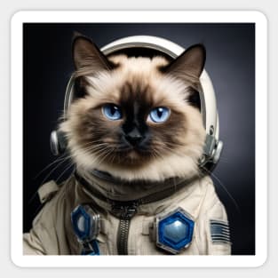 Astronaut Cat in Space - Balinese Sticker